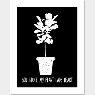 'You Fiddled With My Plant' Funny Plant Gift Posters and Art